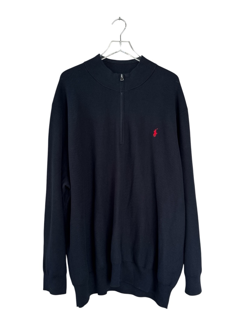 Polo Ralph Lauren Pima Cotton Quarter Zip Sweater Pullover 6XB